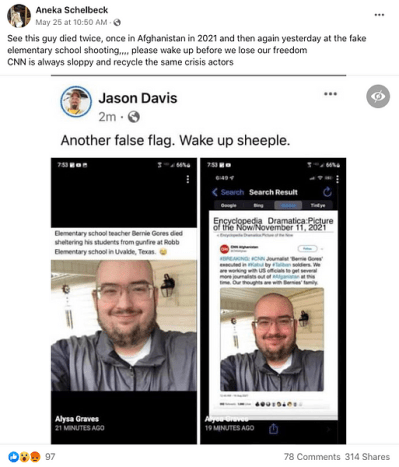 Fact Checking Claims That the Texas School Shooting Was a ‘False Flag’ Operation