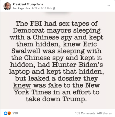 Fact Checking Claims About the FBI, a Chinese Spy, and Hunter Biden’s Laptop
