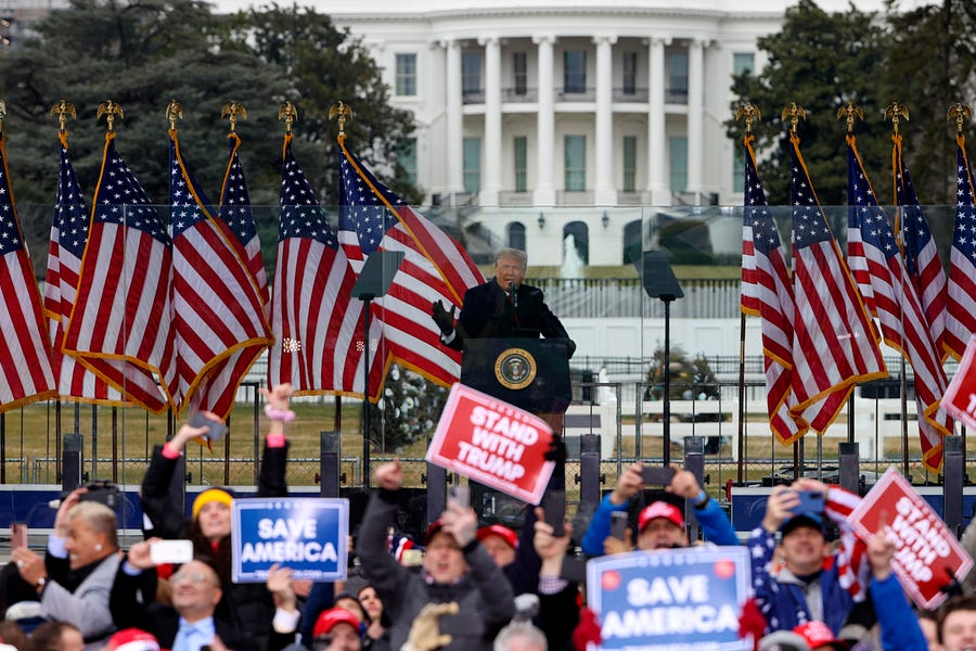 Fact Checking Donald Trump’s Speech From the ‘Save America March’