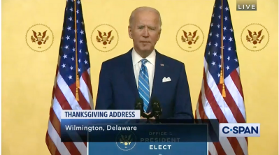 Did Joe Biden’s Thanksgiving Address Receive Only 1,000 Views?