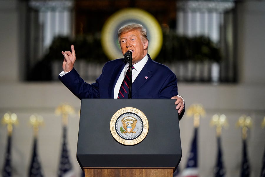 The Sweep: The Speech Trump Should Have Given