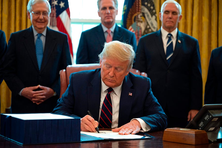 Is Trump Implementing COVID Relief Efforts With ‘No Oversight’?