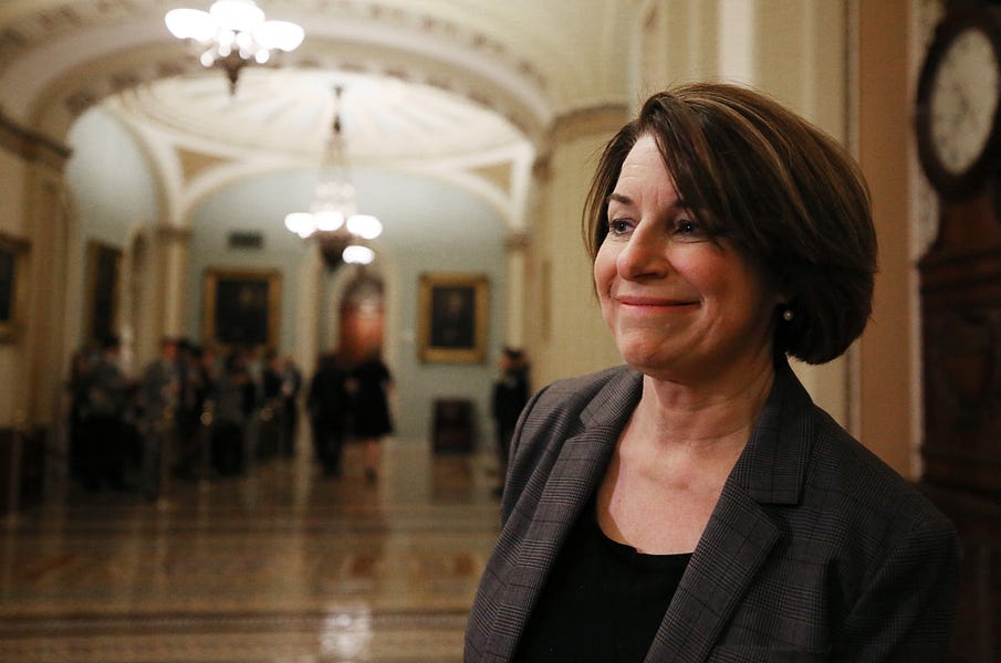 Has Impeachment Doomed Amy Klobuchar?