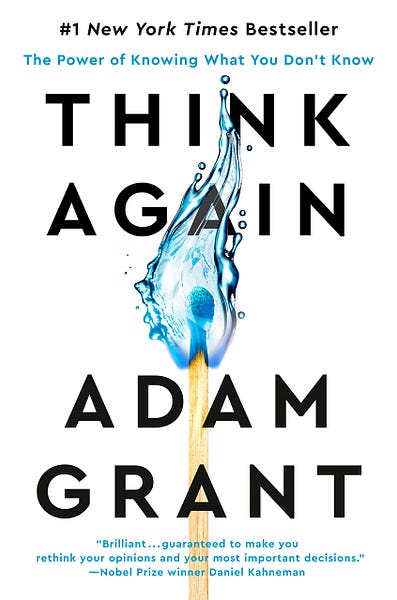 Member Discussion for “Think Again” — August 2022