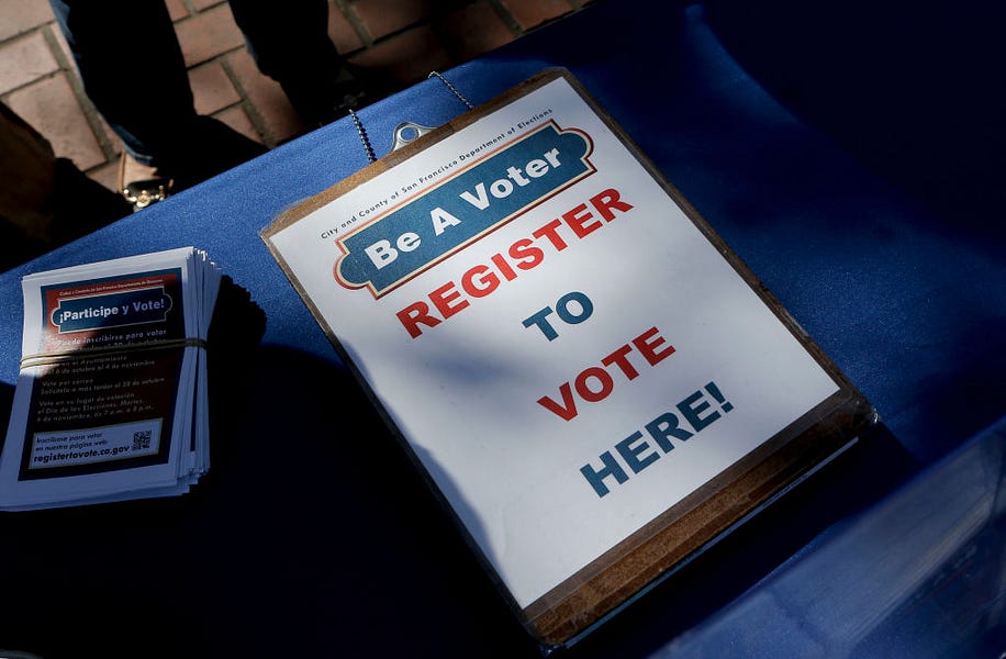 The Sweep: Reading Between the Lines on Voter Registration