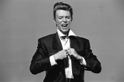 David Bowie On Set of “Jump They Say” Music Video