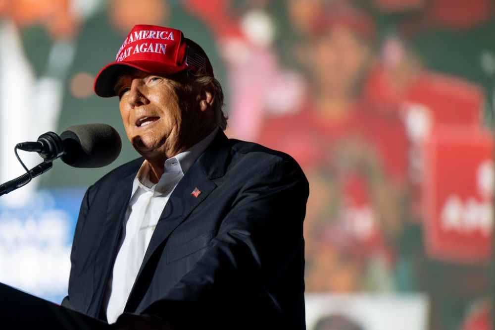 Former President Trump Holds Rally In Robstown, Texas