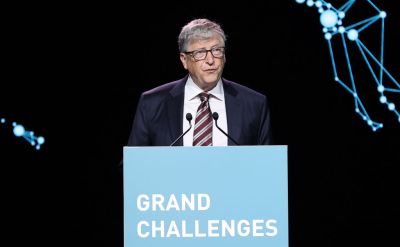 Microsoft founder Bill Gates in Brussels