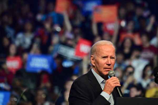 President Biden And Former President Obama Campaign In Philadelphia For State’s Democratic Candidates