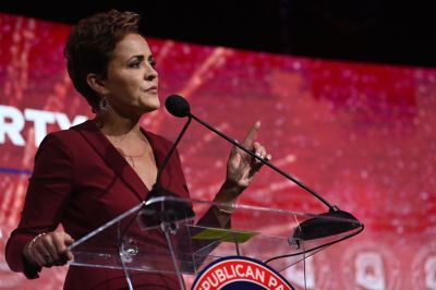 Kari Lake Attends The Republican Party Election Night Event In Scottsdale, Arizona