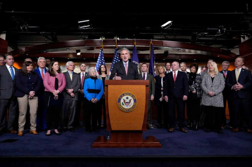 GOP Leadership Hold Press Conference On Biden’s First Year