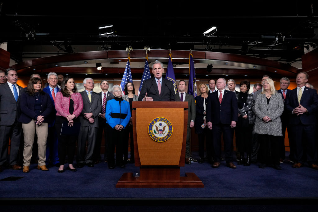 GOP Leadership Hold Press Conference On Biden’s First Year