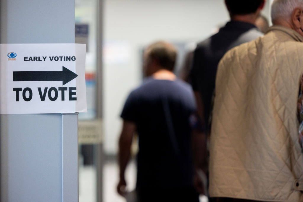 Early elections in the US state of Georgia