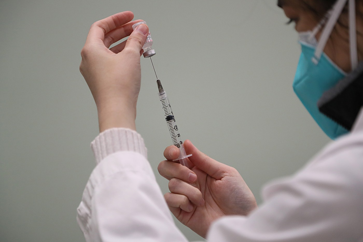 Nursing Home Staff Recieve Covid-19 Vaccine