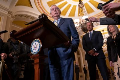 Senators Hold Weekly Policy Luncheons At The Capitol