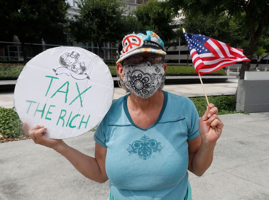 #TaxTheRich Action With Billboard Truck At Sen. Ted Cruz’s Houston Office