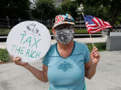#TaxTheRich Action With Billboard Truck At Sen. Ted Cruz’s Houston Office