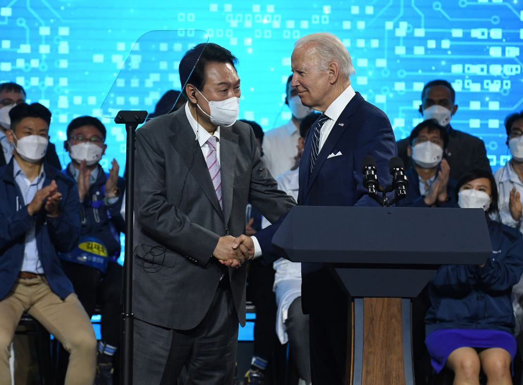 US President Biden Arrives In South Korea