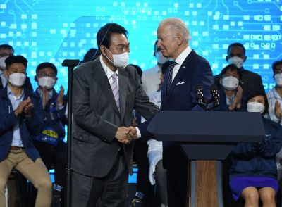 US President Biden Arrives In South Korea