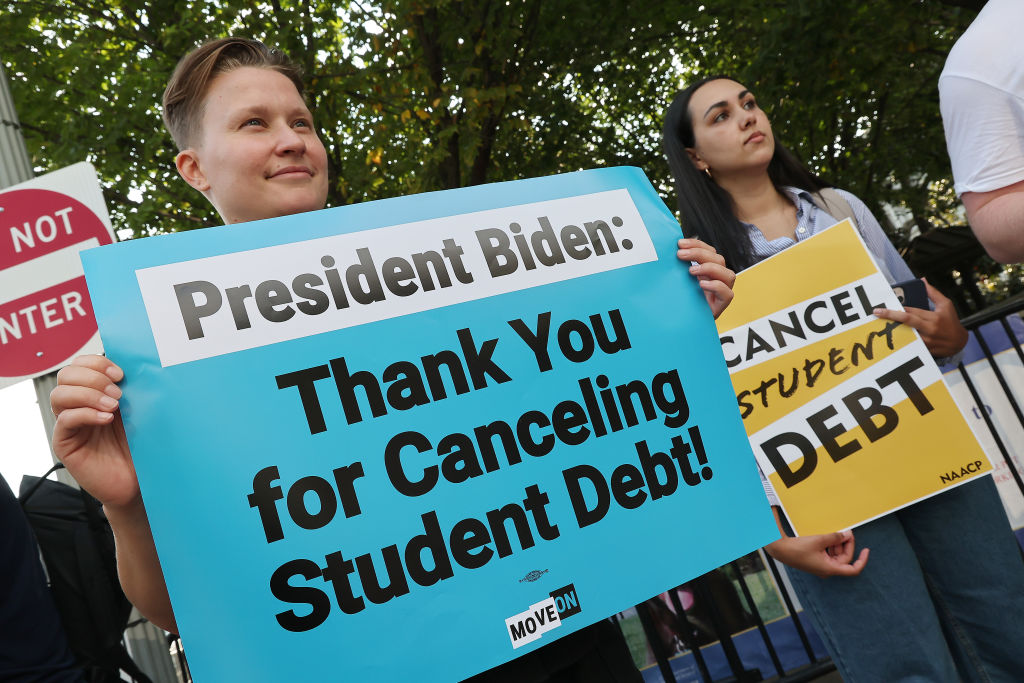 Student Loan Borrowers Celebrate President Biden Cancelling Student Debt And Fight To Start The Fight To Cancel The Next Round