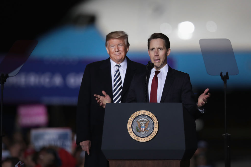 President Trump Holds Rally In Columbia, Missouri