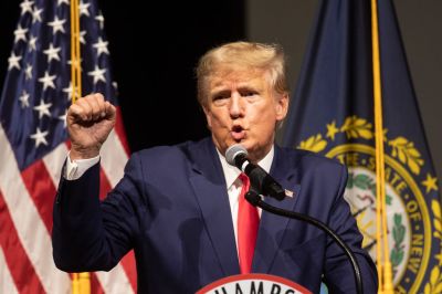 Former President Trump Speaks At New Hampshire Republican State Committee’s Annual Meeting