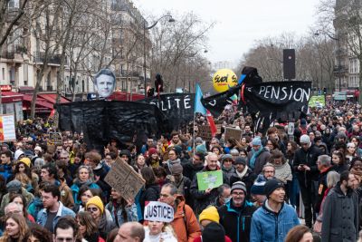 New Day Of Mobilization Against The Pension Reform In Paris
