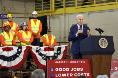 President Biden Discusses His Economic Plan In Wisconsin