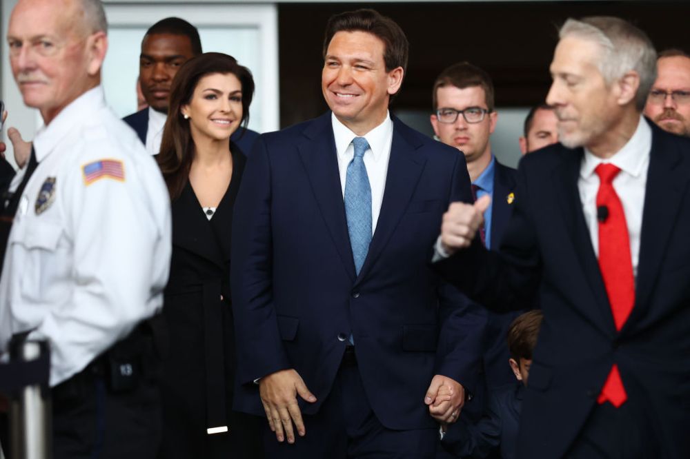 Florida Governor Ron DeSantis Speaks At The Reagan Presidential Library
