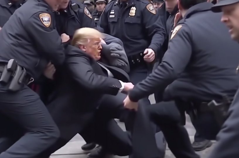 Fact Check Photos Of Donald Trump Being Arrested Are Fake Cameron Hilditch The Dispatch 6325