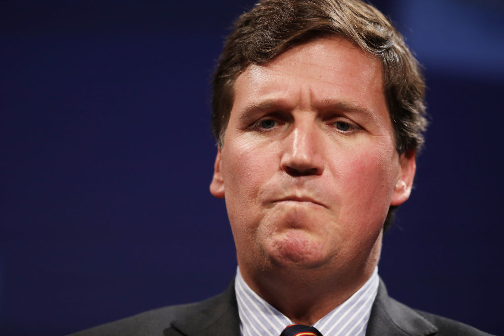 Fox News Host Tucker Carlson Appears At National Review Ideas Summit