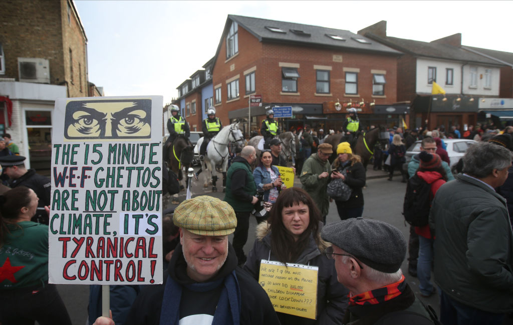 Protests Against Oxford Becoming A 15-Minute City