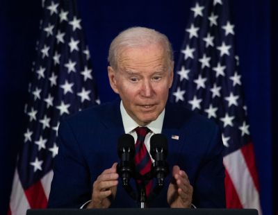 President Joe Biden speaks about his efforts to reduce gun violence