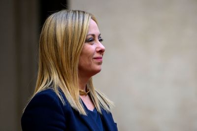 Italian PM Giorgia Meloni Meets Lebanese PM Najib Mikati