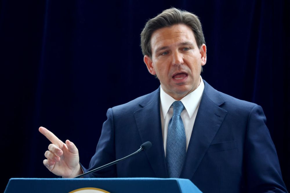 Florida Governor Ron DeSantis Speaks At The Reagan Presidential Library