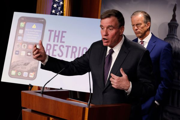Sen. Mark Warner Discusses Legislation To Allow Banning Of TikTok