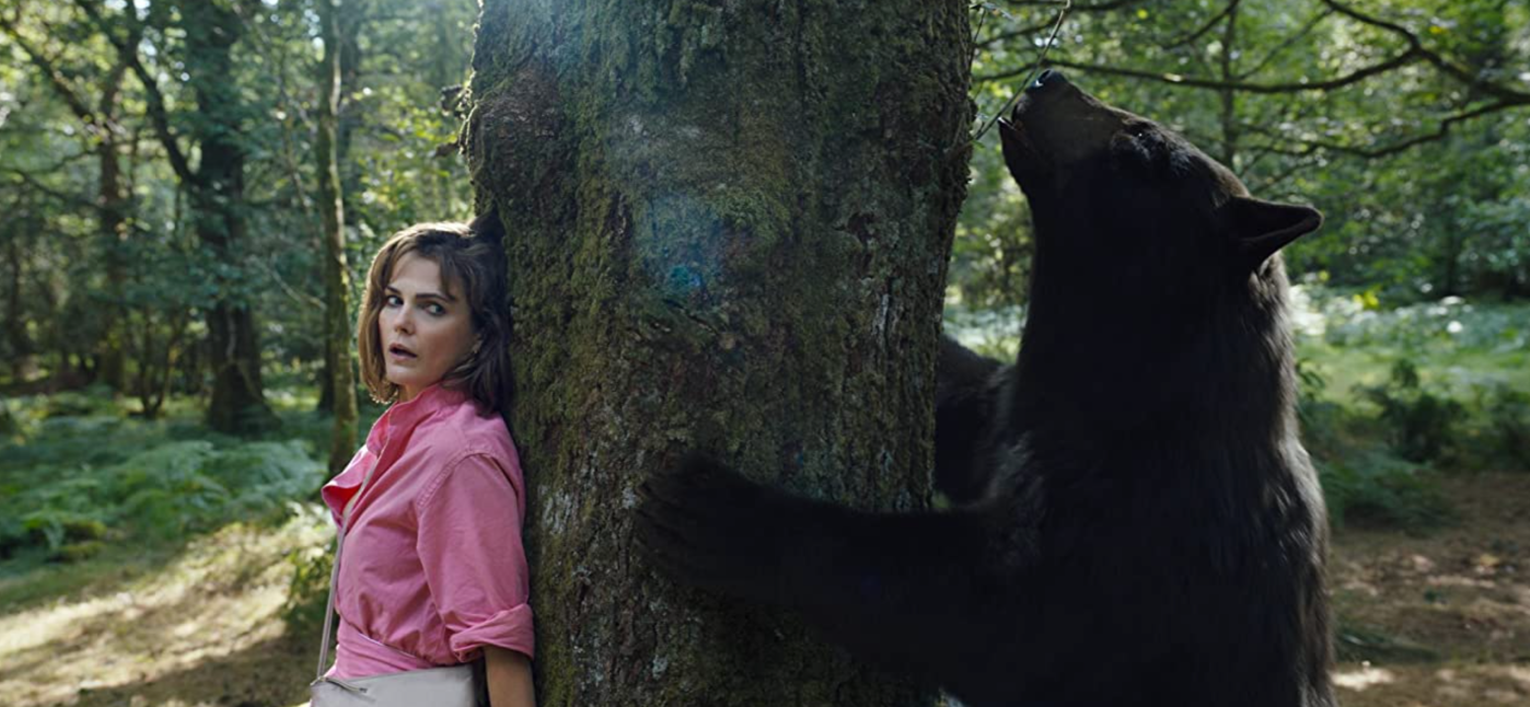 (Keri Russell in ‘Cocaine Bear.’ Image via IMDb.)