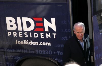 Democratic Presidential Candidate Joe Biden Campaigns In Iowa