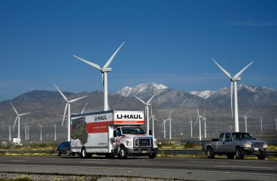 San Gorgonio Pass Wind Farm in Palm Springs, California