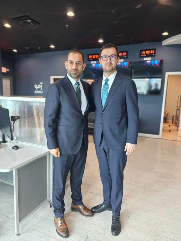Amu TV Editor-in-Chief Sami Mahdi and CEO Lotfullah Najafizada. (Contributed Photo)