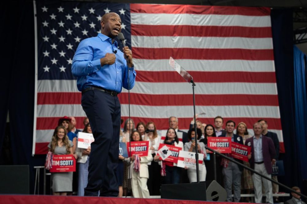 Sen. Tim Scott (R-SC) Announces His Run For President At Rally In North Charleston