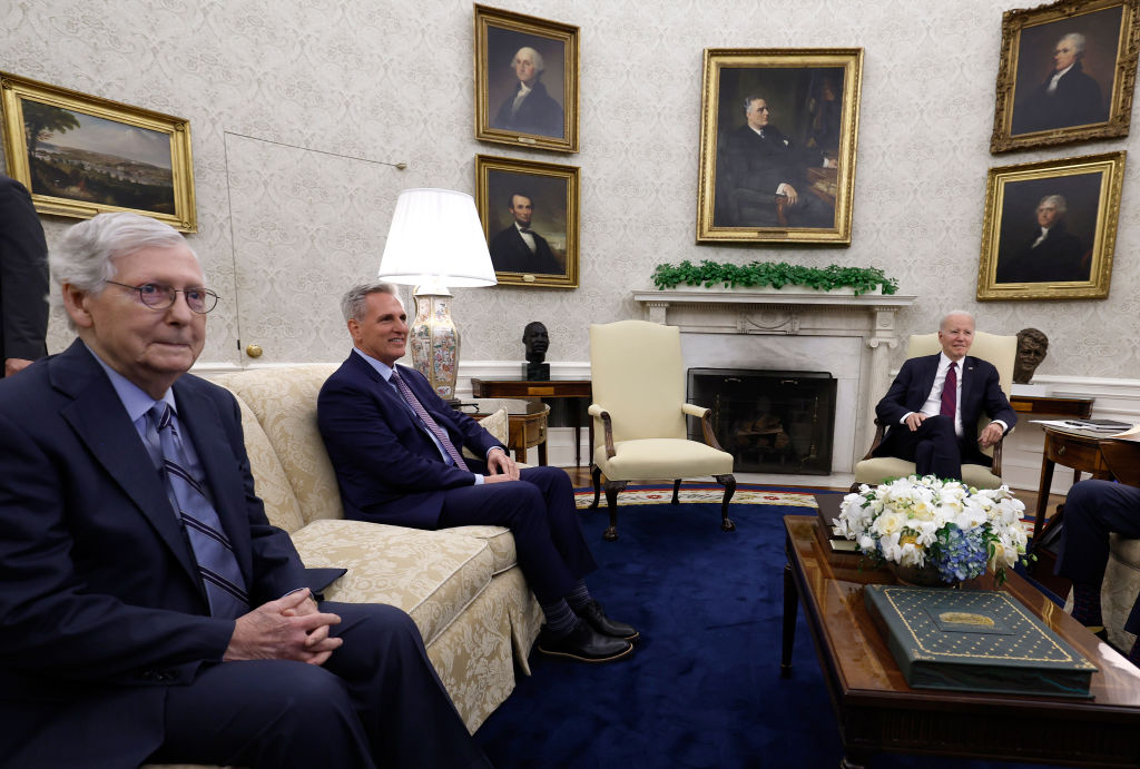 President Biden Meets With Congressional Leaders To Discuss The Debt Limit