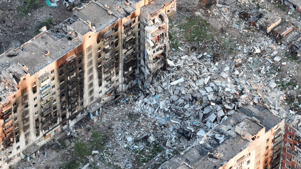 Bakhmut Destroyed Amid Ongoing Russia’s War Against Ukraine