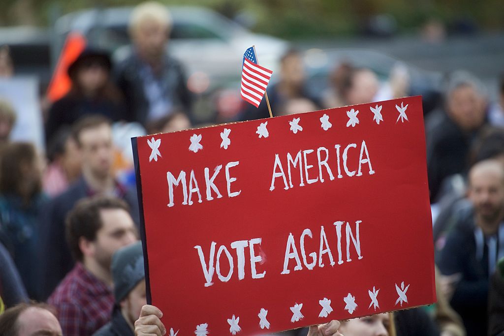 Anti-Trump Protestors Continue To Demonstrate Across The Country