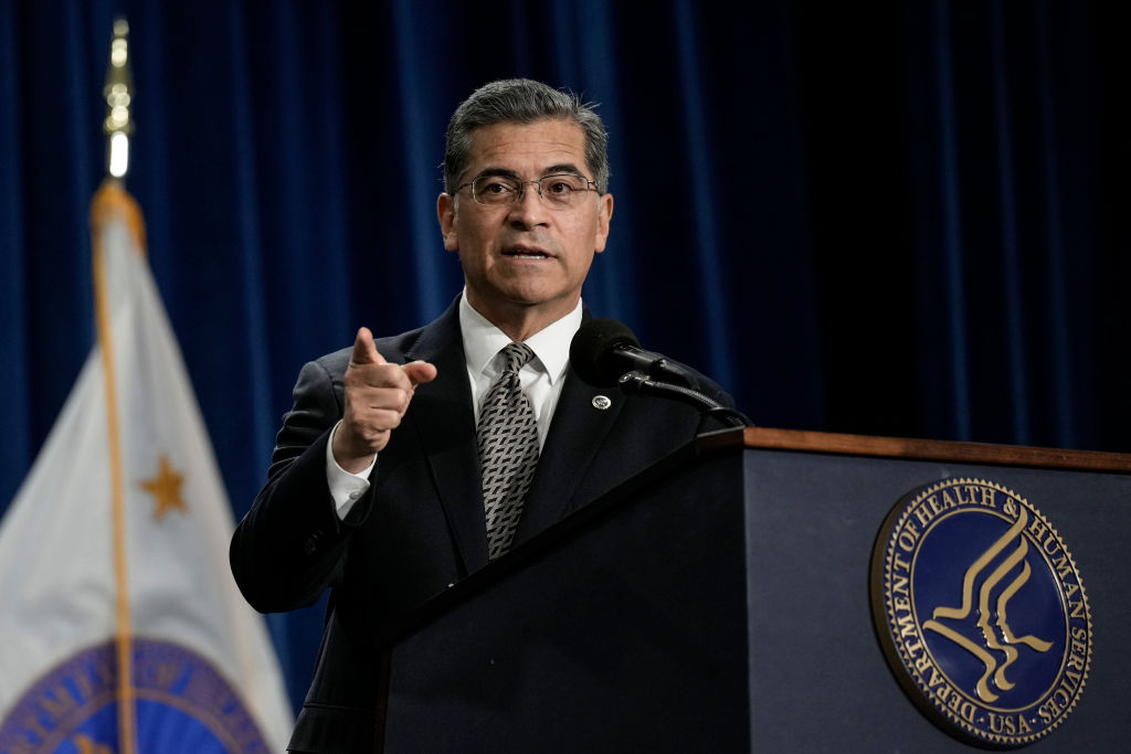 Secretary Becerra Holds A Press Conference On The 2024 HHS Budget Request