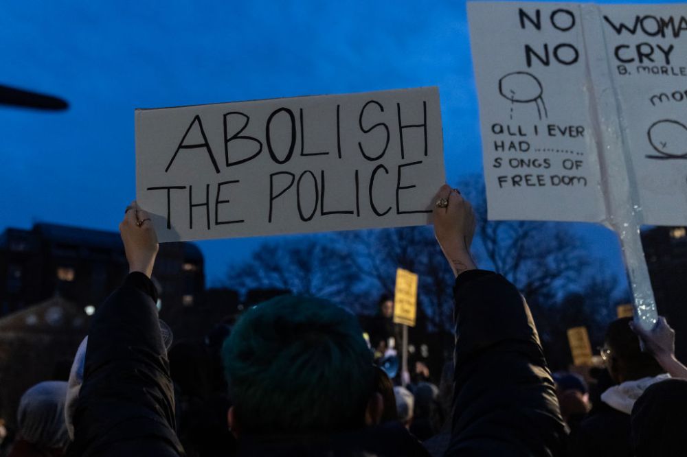 Activists gather on Washington Square to protest against