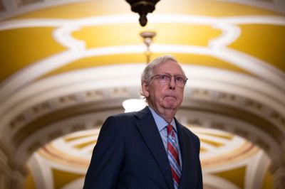 Senators Meet For Their Weekly Policy Luncheons On Capitol Hill