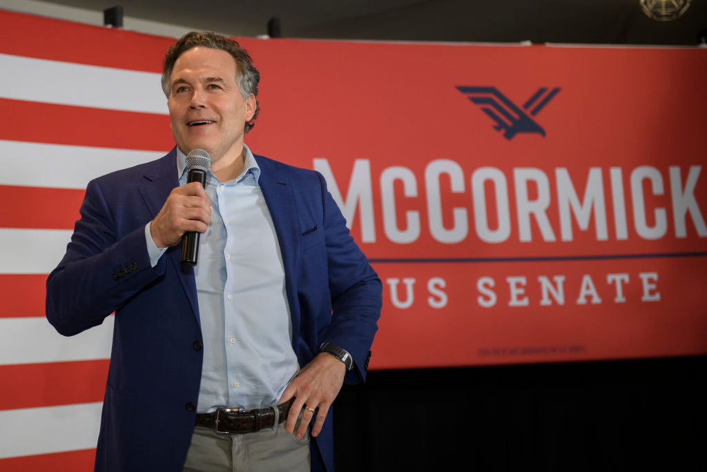 PA GOP Senate Candidate Dave McCormick Holds Primary Election Night Party