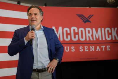PA GOP Senate Candidate Dave McCormick Holds Primary Election Night Party