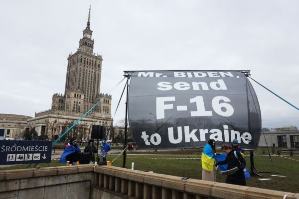 Protest During The US President Joe Biden’s Visit In Poland